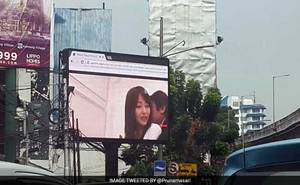 Jakarta Porn - Porn Film Plays On Jakarta Billboard During Rush Hour, Police Order Probe