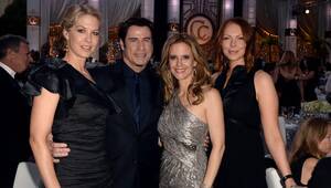 laura prepon celebrity homemade sex - John Travolta, friends party at Scientology gala