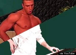 Funny Gay Porn - The vid features a clever and funny (to me anyway) NSFW mashup of vintage gay  porn with images of people playing instruments...Musical instruments I mean.