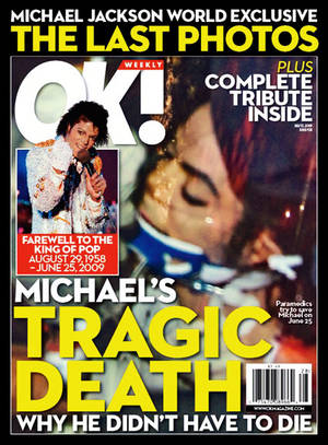 Club Magazine Porn Captions - OK Magazine, June 2009: Michael Jackson Death Photo