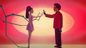 Ariana Grande Porn Cartoons - The Weeknd & Ariana Grande Reunite For 'Save Your Tears (Remix)' â€“  Hollywood Life