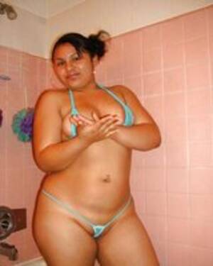 bbw latinas swimsuits - Chubby Latina in Micro Swimsuit - ZB Porn