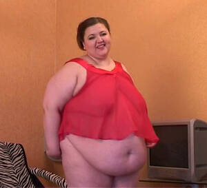nasty fat lingerie - Solo fat beauty in sheer red lingerie - big women porn at ThisVid tube