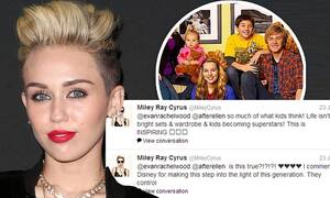 Good Luck Charlie Gay Sex - Miley Cyrus praises The Disney Channel for plans to introduce a lesbian  couple to TV show Good Luck Charlie | Daily Mail Online