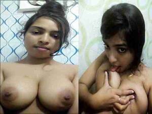 desi topless - Topless desi girl nude boobs licking selfie - FSI Blog
