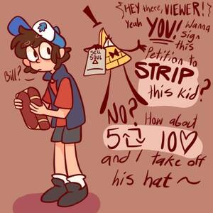 Bill And Dipper Porn - Bill and Dipper's Strip Game - HentaiEra
