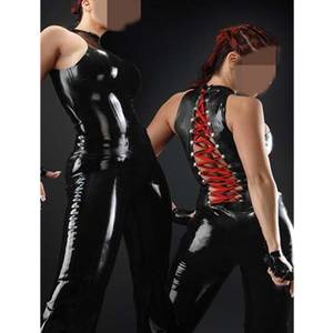 latex sex fashion - Lace Up Sexy Porn Adult Sex Women Pole Dance PVC Catsuit Erotic Leather  Latex Vinyl Fetish Jumpsuit Catsuit Costumes-in Jumpsuits from Women's  Clothing ...