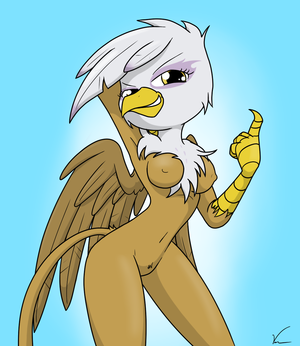 Furry Porn Gilda - Rule 34 - anthro avian breasts female friendship is magic furry gilda gilda  (mlp) gryphon kaostheory901 my little pony nipples nude solo wings | 1315118