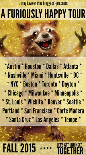 Bode Growth Ahegao Anime Porn - official furiously happy tour poster