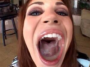 Huge Mouth Porn - Watch FAITH LEON BRAVELY SWALLOWING HUGE CUM LOADS DIRECTLY INTO HER MOUTH..  - Faith Leon, Bukkake Cum, Bukkake Party Porn - SpankBang