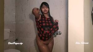 beautiful indian porn free - beautiful Indian desi bollywood model Alia Advani in bathroom taking shower  - Free Porn Videos - YouPorn