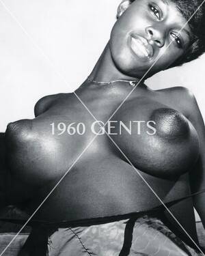 1960s Porn Ebony - 1960s Nude Photo Busty Ebony Black Christina Regina From Vogel Negative-CR1  | eBay