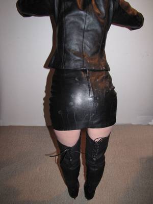 Leather Skirt Fetish Sex - Cum On Her Leather Coat - Sex Porn Images - Leechh Link Site