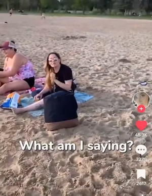embarassed nude beach - Lady goes ballistic about a 13 Year Old Girls Swimsuit : r/facepalm