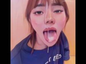 asian girls giving blowjobs anamated - Cute Asian Teen Blowjob Gets Crazy Facial - Anime Remake - Pornhub.com