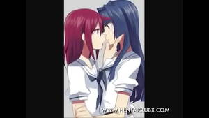girl anime hentai lesbians kissing - hentai yuri anime girls kissing 8 ecchi - XNXX.COM