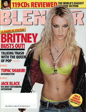 christina aguilera anal - Blender # 23 - January/February 2004, blender magazine, back issu