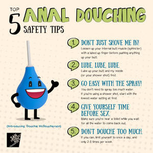 douching before anal sex - Top 5 anal douching safety tips