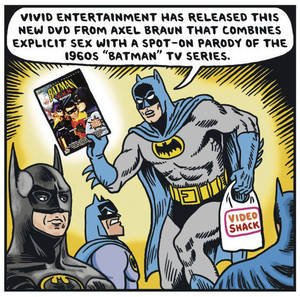 Batman Cartoon Sex Comics - 02 - Vivid's 'Batman XXX: A Porn Parody' gets a full-page comic tribute in  New York's Village Voice. Illustrated by Ward Sutton, it includes dozens of  ...