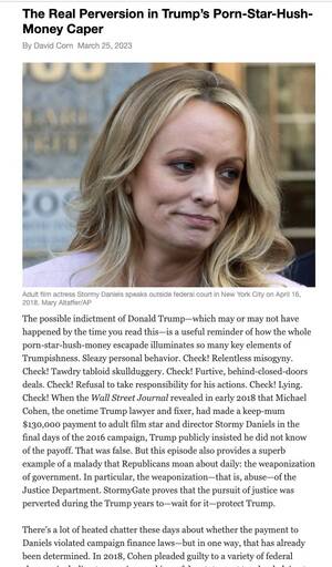 Finance Porn Star - David Corn on X: \