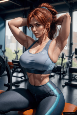 girl in gym - Gym girl - AI Porn