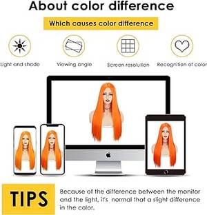 Diaper Kim Possible Porn - Amazon.com: ENTRANCED STYLES Orange Wig Middle Part Long Straight Wigs for  Women Colorful Synthetic Wig for Halloween Cosplay Costume Party Use 26  Inch : Clothing, Shoes & Jewelry