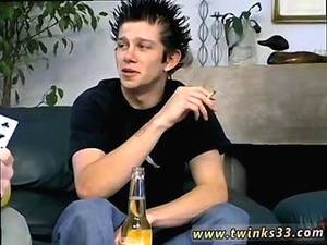 clothed handjob poker gif - Smoking twinks play poker and strip to jerk off on a couch