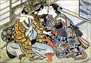 Antique Chinese Gay - Rituals of Ancient Gay Shunga Erotica / Pen ãƒšãƒ³
