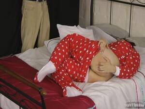 drop seat pajamas spanking - Sarah's Red Dropseat Punishment - SpankingTube.com