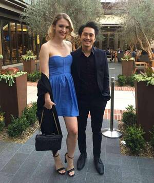 amwf - Actor Justin Chon and his wife, Sasha Egorova -- I love how she cares so  little about their height difference that she's wearing heels! :) : r/amwf