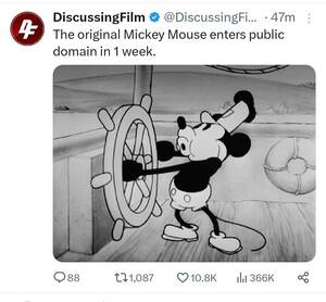 Mickey Mouse Gangbang Porn - the original mickey mouse will enter public domain on Jan 1st : r/cartoons