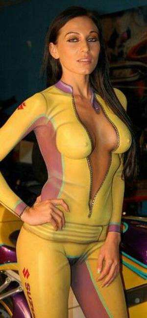 Cherry Blossom Body Paint Pussy - Sexy Halloween Body Paint Costume-less 2014