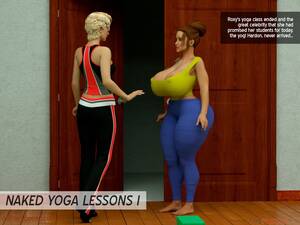 cartoon yoga sex - Naked Yoga Lessons- The Foxxx - Porn Cartoon Comics