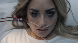 Blonde Lesbian Demi Lovato - Demi Lovato: New music video recreates night of overdose
