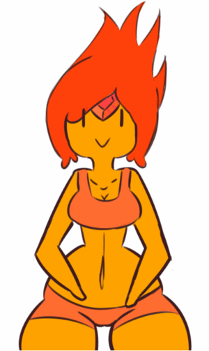 Adventure Time Flame Princess Gif - Stellar Flame Goddess have pretty assets | Adventure Time Porn