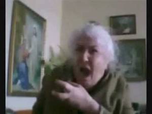 Granny Likes Porn - Granny watching a surprise rude webcam,hilarious