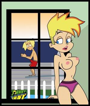 Johnny Test Transformation Porn - Unluckily for Johnny, the dame's transformation experiment lasts longer  than beforeâ€¦ but looks like Gil enjoys it! â€“ Johnny Test Hentai