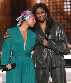 Michelle Obama Sexiest Nude - Former First Lady Michelle Obama Steals The Show At The GRAMMYs | GRAMMY.com