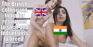 Indian Breeding Porn Captions - British power : r/PoliticsPlay