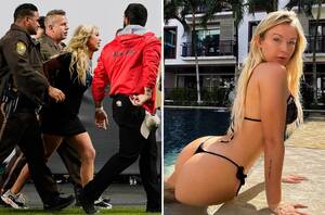 Kelly Kay Porn - Super Bowl streaker revealed as Instagram model Kelly Kay after she flashed  crowd before being grounded by security â€“ The Scottish Sun | The Scottish  Sun