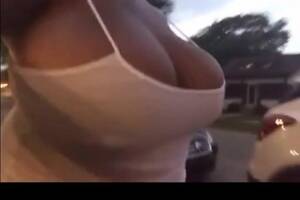 biggest black tits in public - Huge black boobs naked in public, lostgirlemely - PeekVids