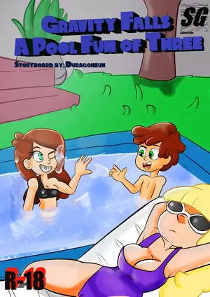 Animated Pool Porn - silvergabe - A Pool fun of Three gravity falls) porn comic