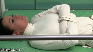 Asylum Straight Jacket Porn - BoundHub - Straitjacket and legbinder