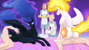 Mlp Human Nightmare Moon Porn - Rule34 - If it exists, there is porn of it / arareroll, daybreaker (mlp), nightmare  moon (mlp), princess celestia (mlp), princess luna (mlp) / 1434159