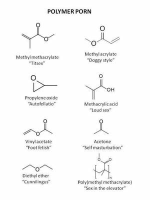 Chemistry - polymer porn, who says chemistry isn't sexy?