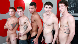 Male Group Orgy - Party of Five: Broke Straight Boys' 1000th Scene Bareback Orgy â€“ Manhunt  Daily