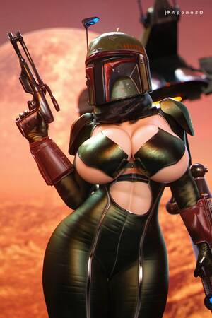 Female Boba Fett Porn - Female Boba Fett (Apone3D) [Star Wars] : r/rule34