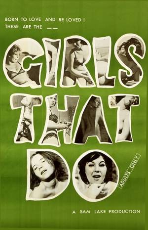 70s porn posters - Girls That Do, movie poster Source: Retro XXX Posters