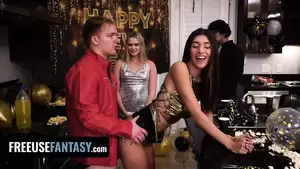 New Years Party Porn - Freeuse New Year's Eve Sex Party - Teamskeet feat. Chloe Rose by FreeUse  Fantasy | xHamster