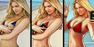 Kate Upton Girl On Girl Porn - That's not Kate Upton in the 'Grand Theft Auto V' adsâ€”it's this model